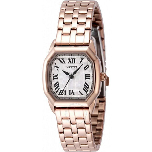 Invicta Wildflower Quartz Crystal Silver Dial Ladies Watch