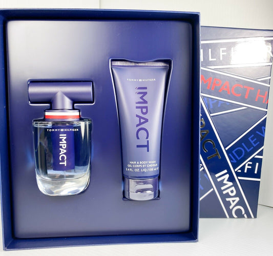 TOMMY HILFIGER IMPACT EAU DE TOILLETTE + HAIR & BODY WASH GIFT SET
