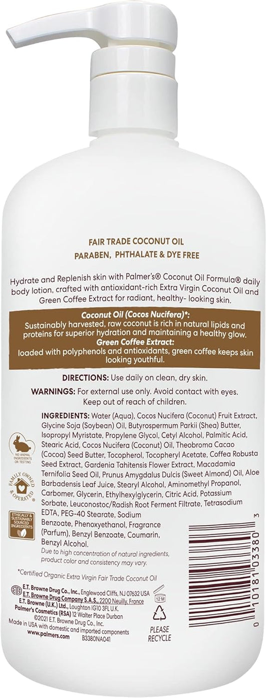 Palmer's Coconut Oil Formula Body Lotion with Green Coffee Extract (33.8 Ounce)
