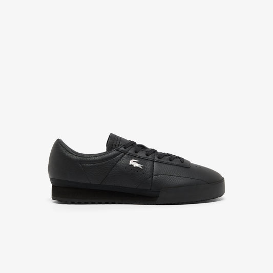 Lacoste Men’s Aura Leather Sneakers in Black