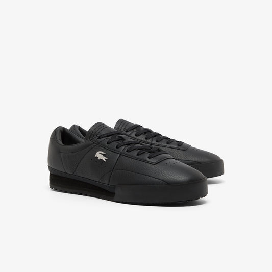 Lacoste Men’s Aura Leather Sneakers in Black
