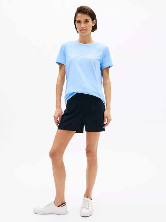 Tommy Hilfiger Embroidered Signature Crewneck T-Shirt