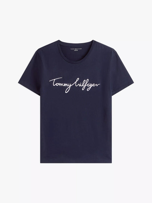 Tommy Hilfiger Embroidered Signature Crewneck T-Shirt