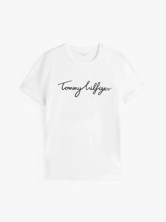 Tommy Hilfiger Embroidered Signature Crewneck T-Shirt