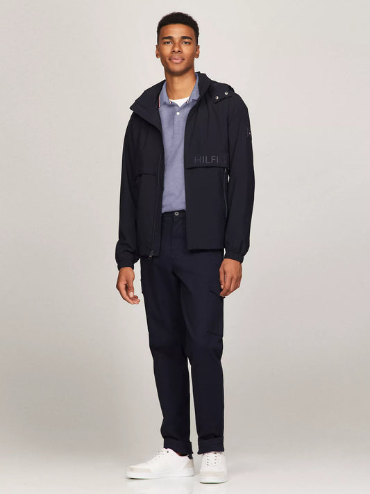 Tommy Hilfiger Regular Fit Tommy Wicking Polo in Medium Blue Heather