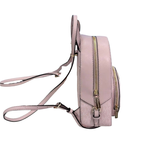 Michael Kors Jaycee XS Mini Convertible Backpack MK Signature Crossbody (Powder Blush)
