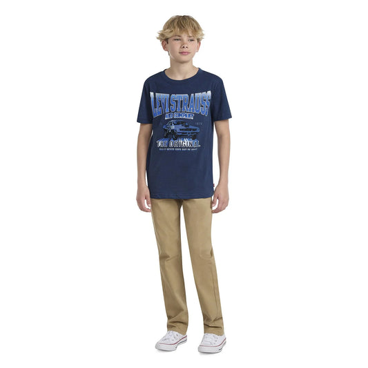 Levi's Boys Short Sleeve Graphic Tee | Blue