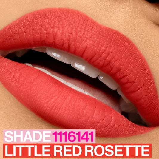 Wet n Wild Soft Blur Matte Lipstick | Little Red Rosette