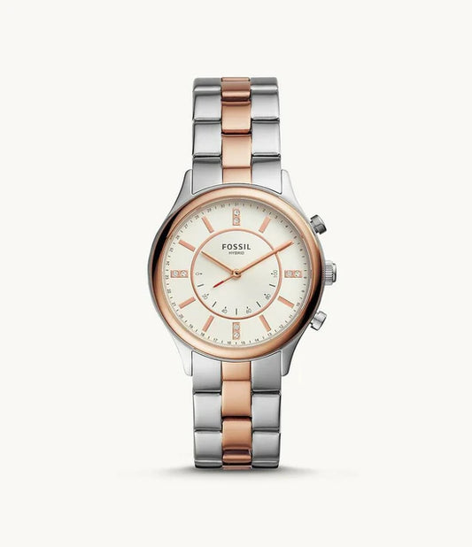 Fossil Women's Stainless Steel Hybrid Watch BQH3004