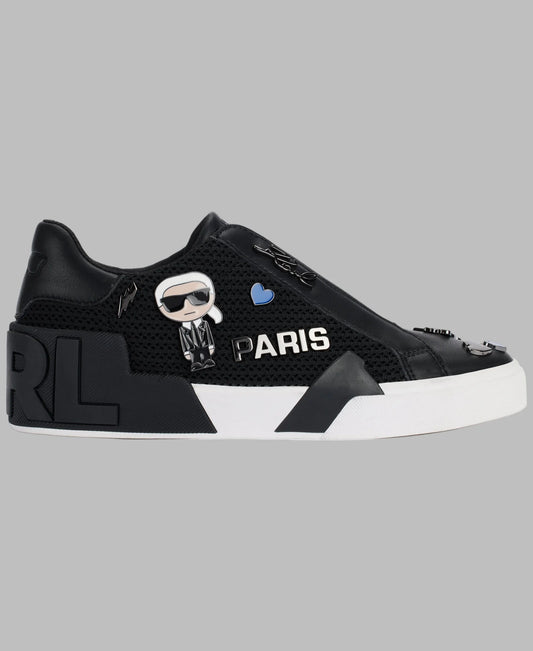 Karl Lagerfeld Paris Mavise Slip On Sneaker - Black