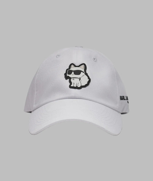 Karl Lagerfeld Paris Choupette Baseball Hat | White