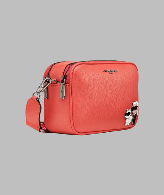 Karl Lagerfeld Paris Maybelle Camera Crossbody - Red