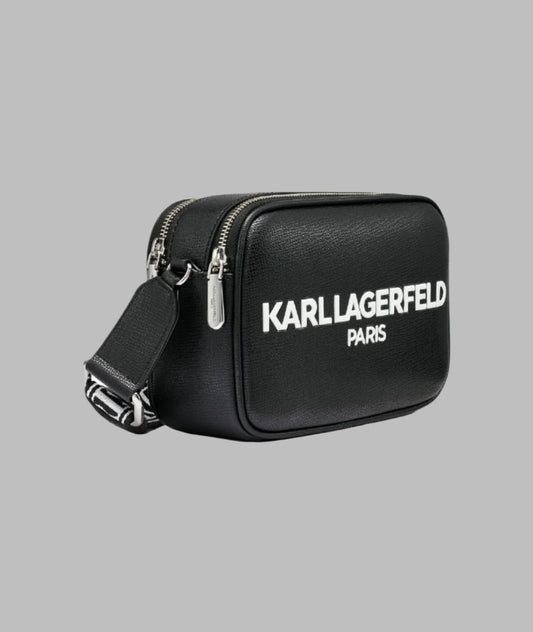 Karl Lagerfeld Paris Maybelle Camera Crossbody - Black
