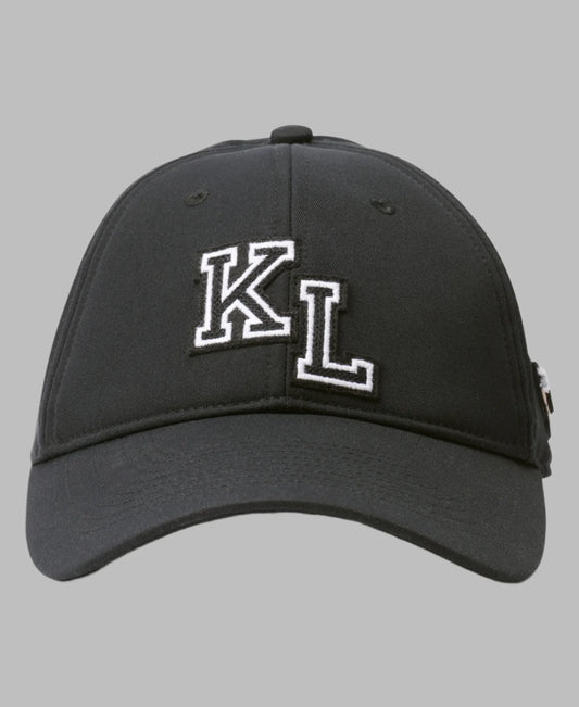 Karl Lagerfeld Paris KL Varsity Patch Hat | Black
