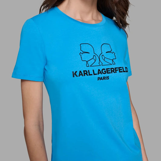 KARL LAGERFELD PARIS DOUBLE KARL HEAD TEE
