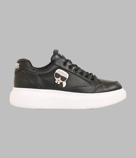 Karl Lagerfeld Paris Karlie Karl Head Sneaker - Black