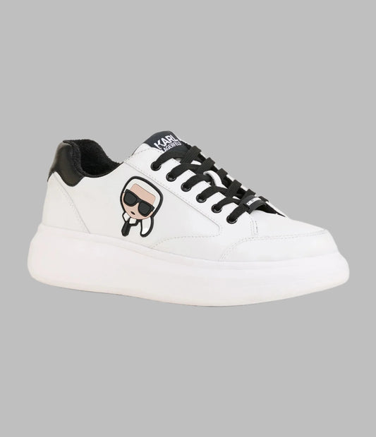 Karl Lagerfeld Paris Karlie Karl Head Sneaker - White
