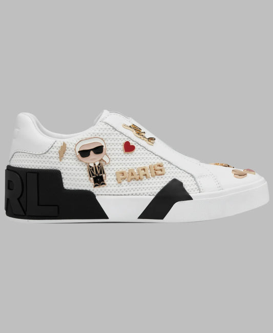 Karl Lagerfeld Paris Mavise Slip On Sneaker - Bright White