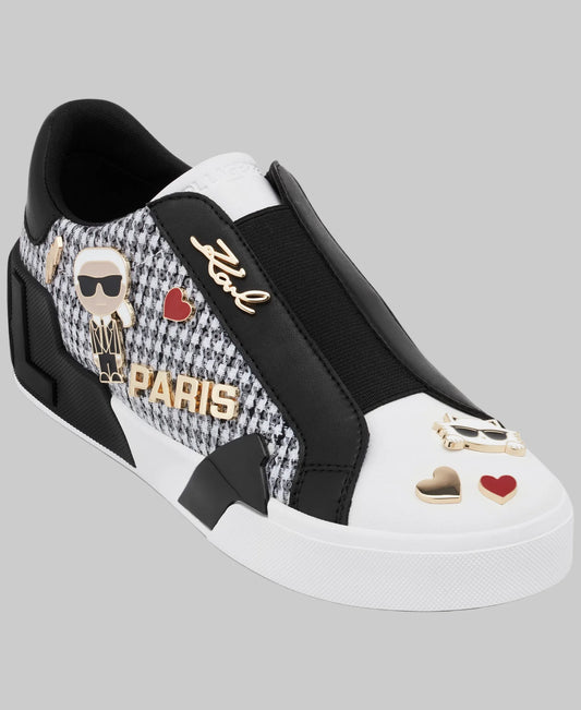 Karl Lagerfeld Paris Mavise Slip On Sneaker | Black