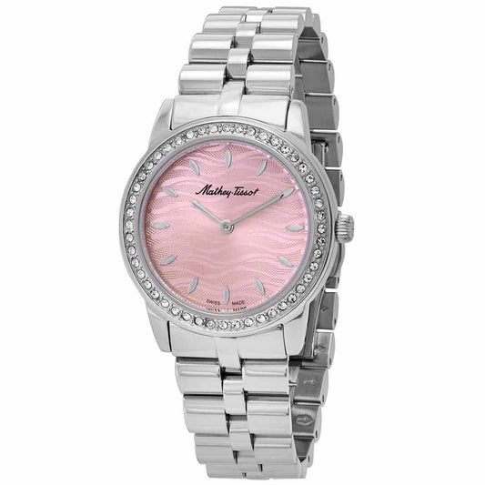 Mathey-Tissot Artemis Quartz Pink Dial Ladies Watch (Model: D10860AQPK)