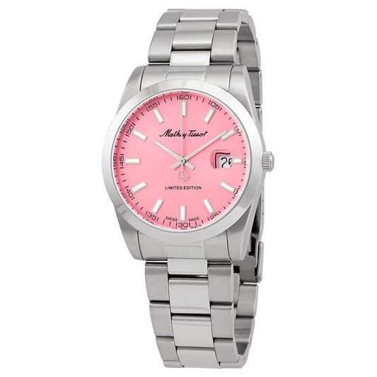 Mathey-Tissot Mathy I LE Quartz Pink Dial Men's Watch (Model: H451PK)