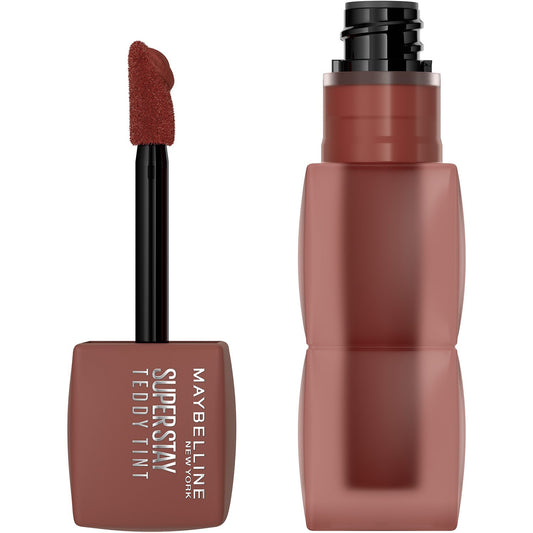 Maybelline New York Super Stay Teddy Tint™ Liquid Lip Tint | Mascara Tear