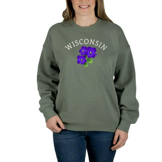 State of Mine Women's Flora State Sweatshirt - Wisconsin