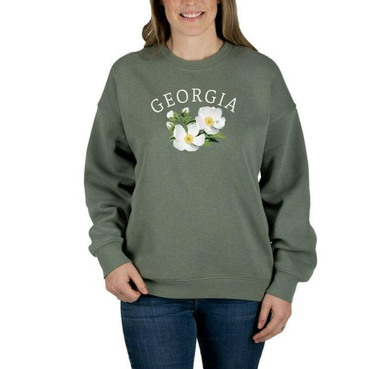 State of Mine Women's Flora State Sweatshirt - Georgia