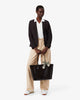 Lacoste Large L.12.12 Concept Tote (Dark Brown • R78)