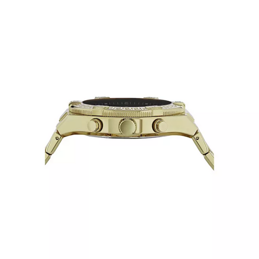Versace Men's V-Sporty Greca 46MM Gold-Tone Watch