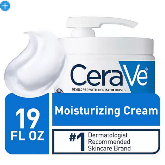 CeraVe Daily Moisturizing Cream with Pump, 19 oz.