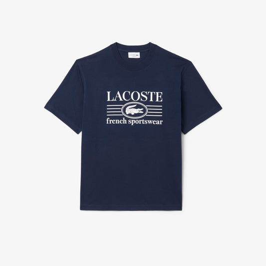 Lacoste Men's Classic Fit Cotton Print T-Shirt