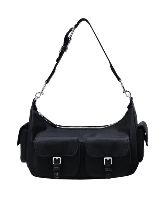 Tory Burch Nylon Convertible Shoulder Bag in Black