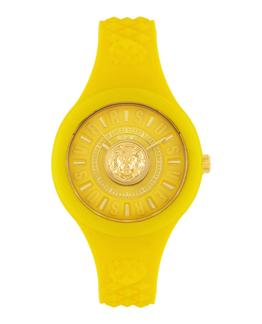 Versus Versace Fire Island Lion Silicone Watch, 39mm