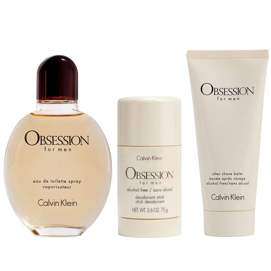 Calvin Klein Obsession for Men Eau de Toilette 3-Piece Set