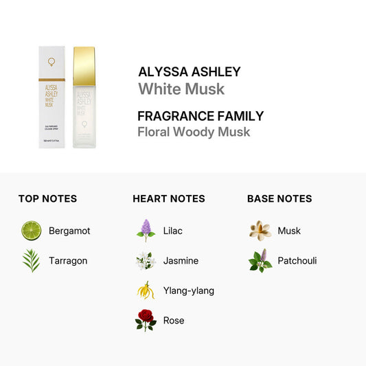 Alyssa Ashley White Musk Eau Parfumée Spray (3.4 oz / 100 ml)