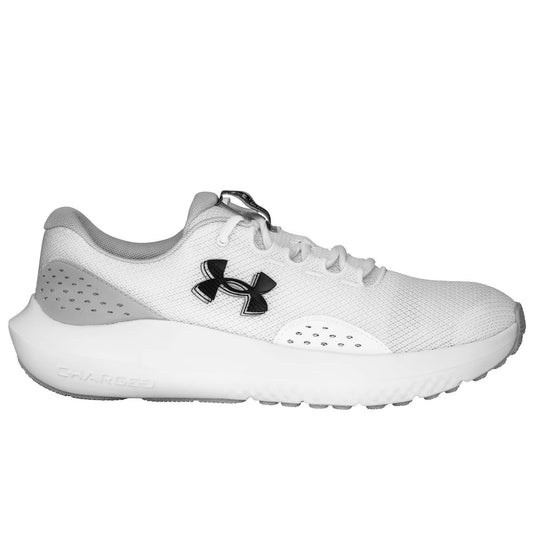 Under Armour Charged Surge 4 in White/Grey