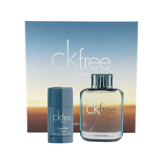 Calvin Klein Men’s CK Free Gift Set Fragrances (3.4 oz EDT + 2.5 oz Deodorant Stick)