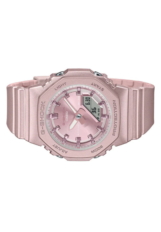 Casio G-shock Women GMA-P2100ST-4A Digital Analog Rubber Strap Watch for Women