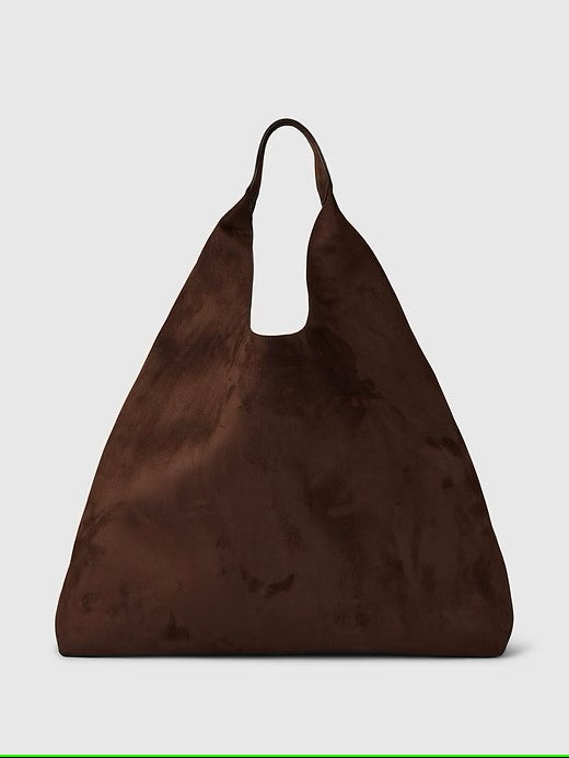 Gap Vegan Suede Slouchy Tote Bag