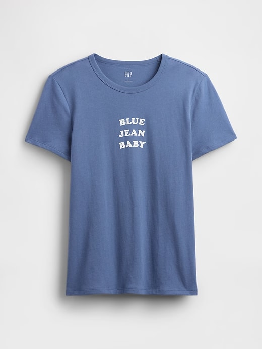 Gap Favorite Graphic T-Shirt - Bijou Blue