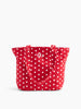 GAP Mini Gap Logo Tote Bag in Red Polka Dot