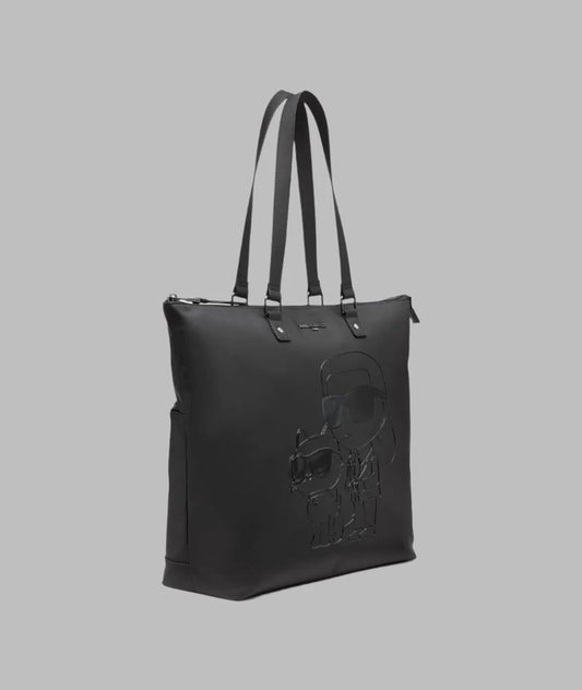 Karl Lagerfeld Paris Karl & Choupette Travel Tote | Black