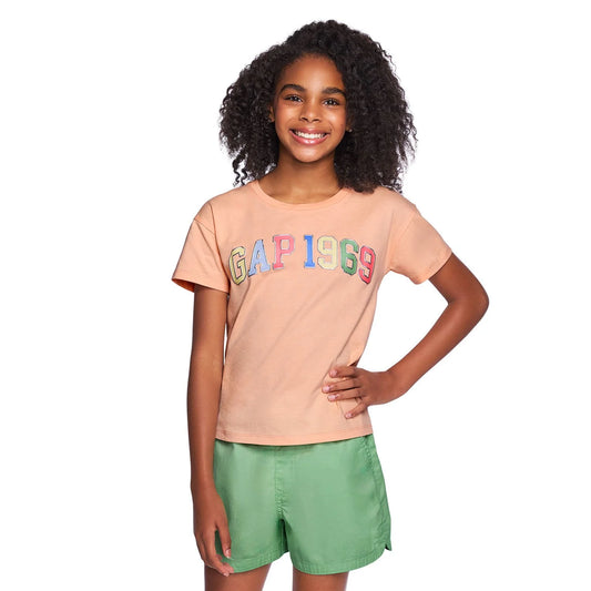 Gap Kids Girls Short Sleeve Tee | Orange