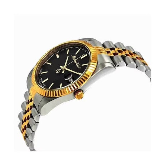 Mathey-Tissot Mathey III Quartz Black Dial Men's Watch (Model: H810BN)