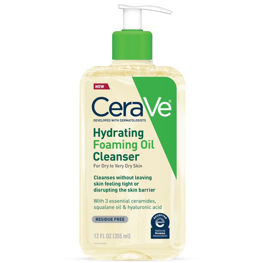 CeraVe Hydrating Foaming Oil Facial Cleanser (12 fl. oz.)