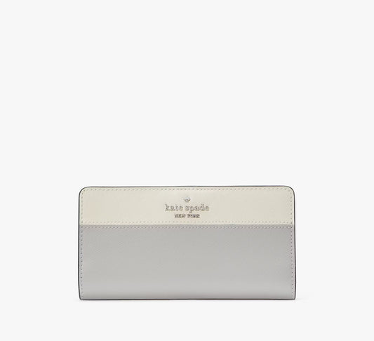 Kate Spade Madison Colorblock Large Slim Bifold