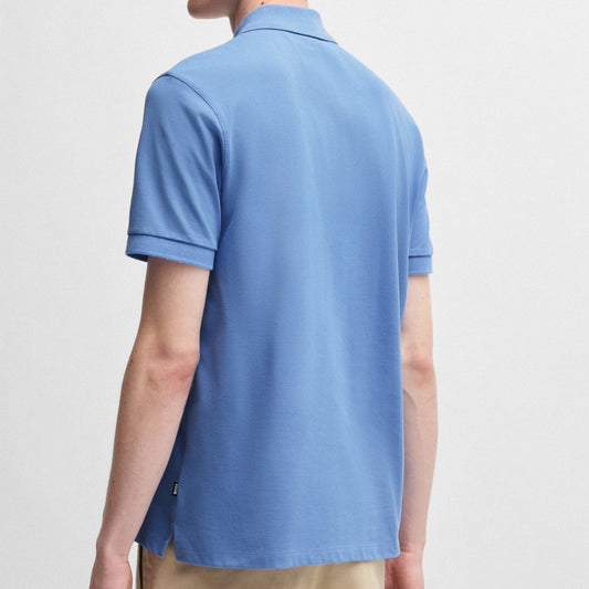 Hugo Boss Pallas Regular-Fit Polo Shirt in Blue