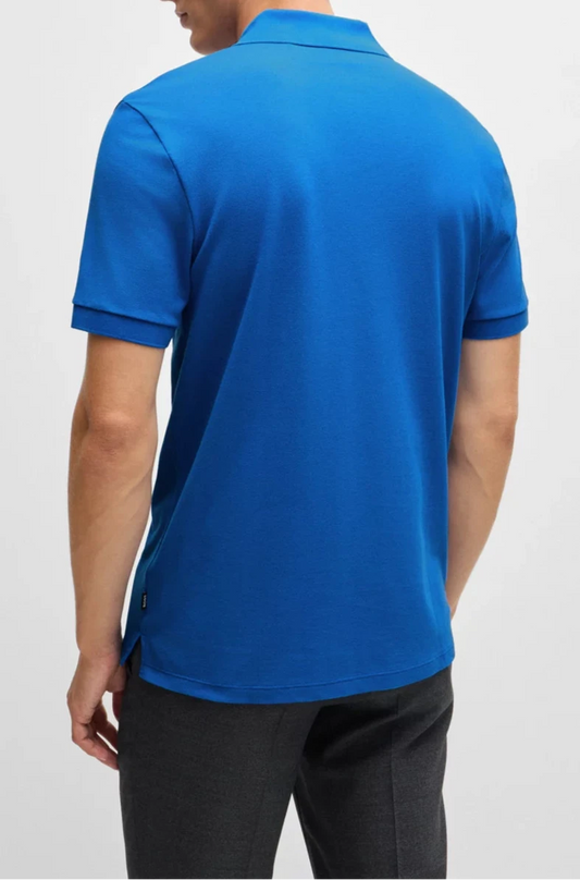 Hugo Boss Pallas Regular-Fit Polo Shirt in Blue