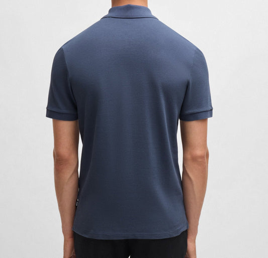 Hugo Boss Pallas Regular-Fit Polo Shirt in Blue